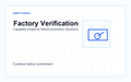 On-Site Factory Verification — From USD 699