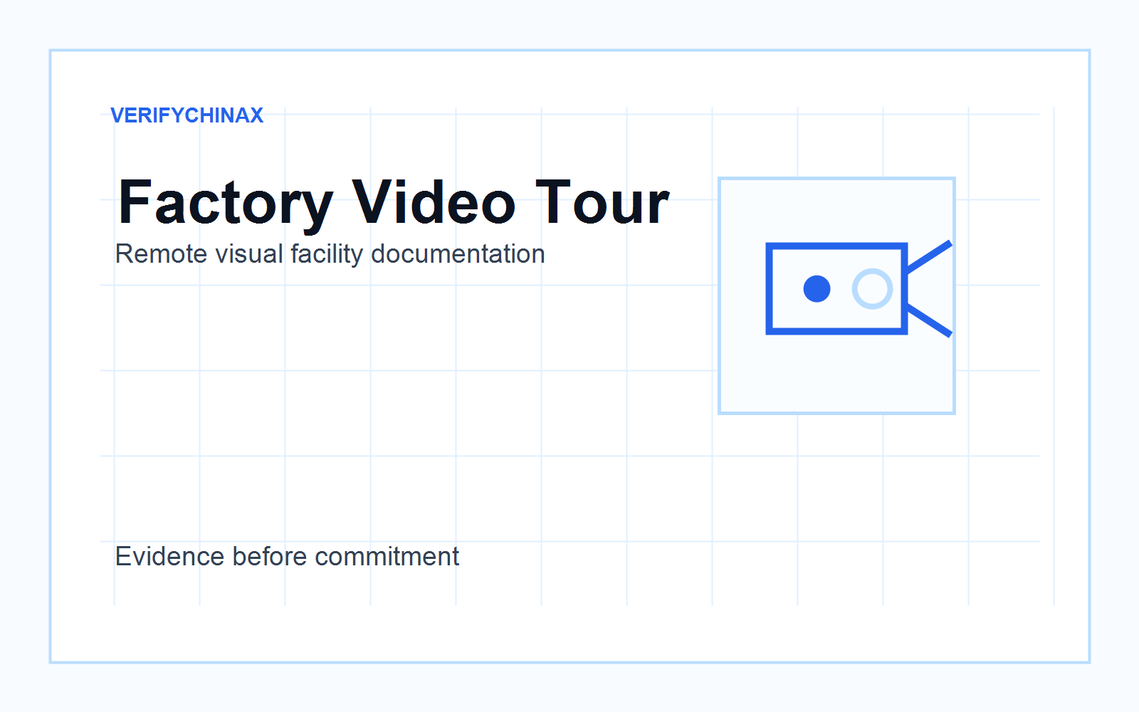 Remote Factory Video Verification — From USD 499