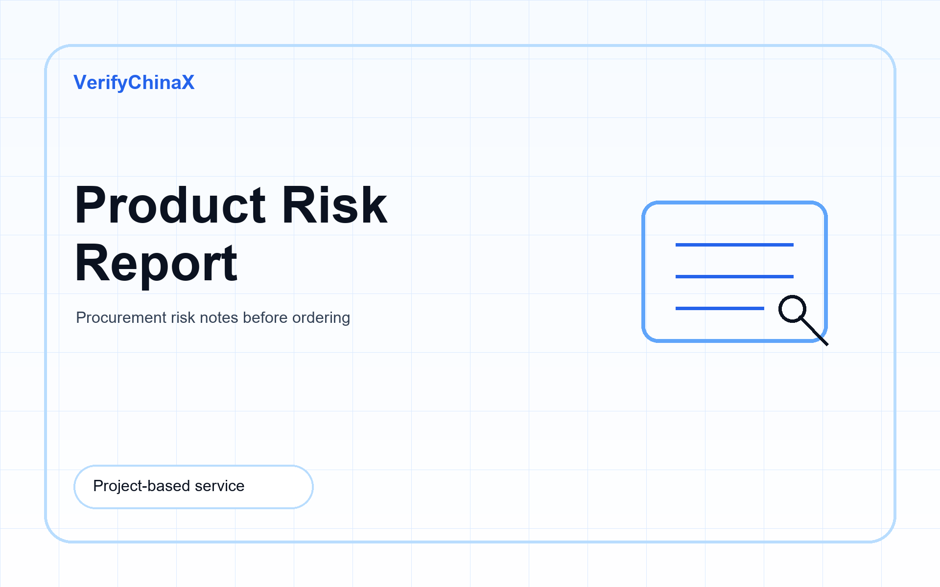 Product Risk Report — From USD 249