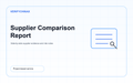 Supplier Comparison & RFQ Report